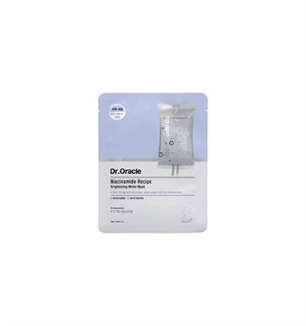 ЧЗ Маска для сияния кожи с ниацинамидом Niacinamide Recipe Brightening White Mask (10шт/ 1упаковка)  RM-MP0025-NA-1